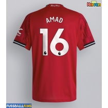 Manchester United Amad Diallo #16 Heimtrikot 2025-26 Kurzarm